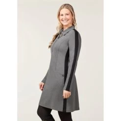 EQL Women's Ascent Ponte Tunic Dress - Charcoal Heather -Equestrian Equipment 700473 800 800