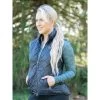FITS Women's Ainsley Quilted Vest - Black/Pink Horses 2 FITS Women's Ainsley Quilted Vest - Black/Pink Horses -Equestrian Equipment 700680 800 800