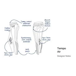 Tredstep Women's Tempo Air Tights - Graphic Grey/Vallarta Blue -Equestrian Equipment 703522 800 800