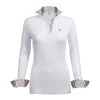 Tredstep Women's Symphony Paris Long Sleeve Competition Shirt - White Angel -Equestrian Equipment 703611 800 800