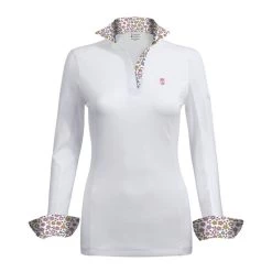 Tredstep Women's Symphony Paris Long Sleeve Competition Shirt - White Angel