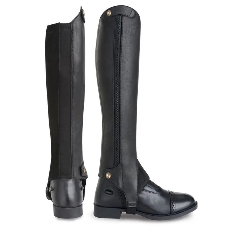 Tredstep Liberty Side Zip Half Chaps - Black 3 Tredstep Liberty Side Zip Half Chaps - Black