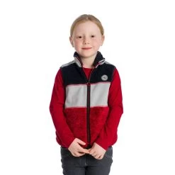Horseware Kids' Sherpa Vest - Red/Grey/Navy