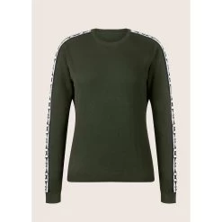 EQL Women's Snaffle Stripe Sweater - Hunter/Navy